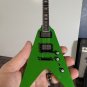 DAVE MUSTAINE - Gibson Flying V RIP Green1:4 Scale Replica Guitar ~Axe Heaven~