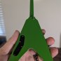 DAVE MUSTAINE - Gibson Flying V RIP Green1:4 Scale Replica Guitar ~Axe Heaven~