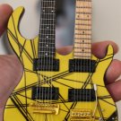 EDDIE VAN HALEN -Kramer Yellow/Black Double-Neck 1:4 Scale Replica Guitar