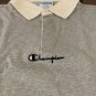 CHAMPION Gray Rugby Shirt Long Sleeved~BRAND NEW~ L