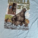 GODZILLA in the Water & Crushing Road Blue T-shirt ~Never Worn~ 3XL