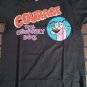 COURAGE THE COWARDLY DOG w/ Muriel Bagge & Eustace Bagge - T-shirt ~Never Worn~S