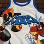 MEGA MAN White Headgear Classics Basketball Jersey ~Never Worn~ S L