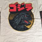 GODZILLA Black/Gray Head on White T-shirt ~Never Worn~ S L XL