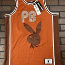 PLAYBOY BUNNY Orange Headgear Classics Basketball Jersey ~Never Worn~ M L XL 2XL