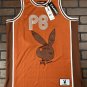 PLAYBOY BUNNY Orange Headgear Classics Basketball Jersey ~Never Worn~ M L XL 2XL