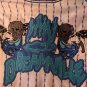 DREAMVILLE Barbed Wire Turquoise Brand X White Baseball Jersey ~New~ L XL