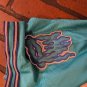 DREAMVILLE Barbed Wire Turquoise Brand X White Baseball Jersey ~New~ L XL