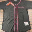 PINKY'S Day Day Next Friday Headgear Classics Black Baseball Jersey ~New~ M-XXL