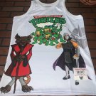 TEENAGE MUTANT NINJA TURTLES Headgear Classics Basketball Jersey~Never Worn~L XL