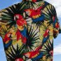 Parrot Hawaiian Shirt Menâs Tropical Button-Up Casual Aloha Beachwear ~New~M-2XL
