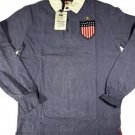 USA Canterbury Blue Rugby Polo Shirt