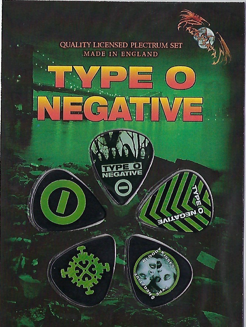 TYPE O NEGATIVE World Coming Down Set of 5 Guitar Picks/Plectrums ~Licensed~