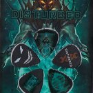 DISTURBED Evolution Set of 5 Guitar Picks/Plectrums ~Licensed~