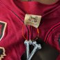 JUICE WRLD Brand X Fighting Demons Maroon Baseball Jersey ~New~ M L XL 2XL