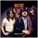 AC/DC - Highway To Hell Album Cover Inverse Framed Glass Picture ~New~