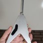 DAVE MUSTAINE - Gibson Flying V EXP Silver 1:4 Scale Replica Guitar ~Axe Heaven~