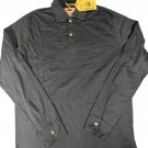 Canterbury Black Rugby Polo Long Sleeve Shirt