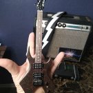 Stranger Things Eddie Munson Mini Guitar B.C. Rich Warlock Replica with Stand