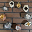 Unique Zipper Stone with Silk Lining Jewelry, Coin, Guitar Pick Holder ~Unique~