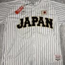 OHTANI-Japan White w/ Black Pinstripes Headgear Classics Baseball Jersey~New~XL+