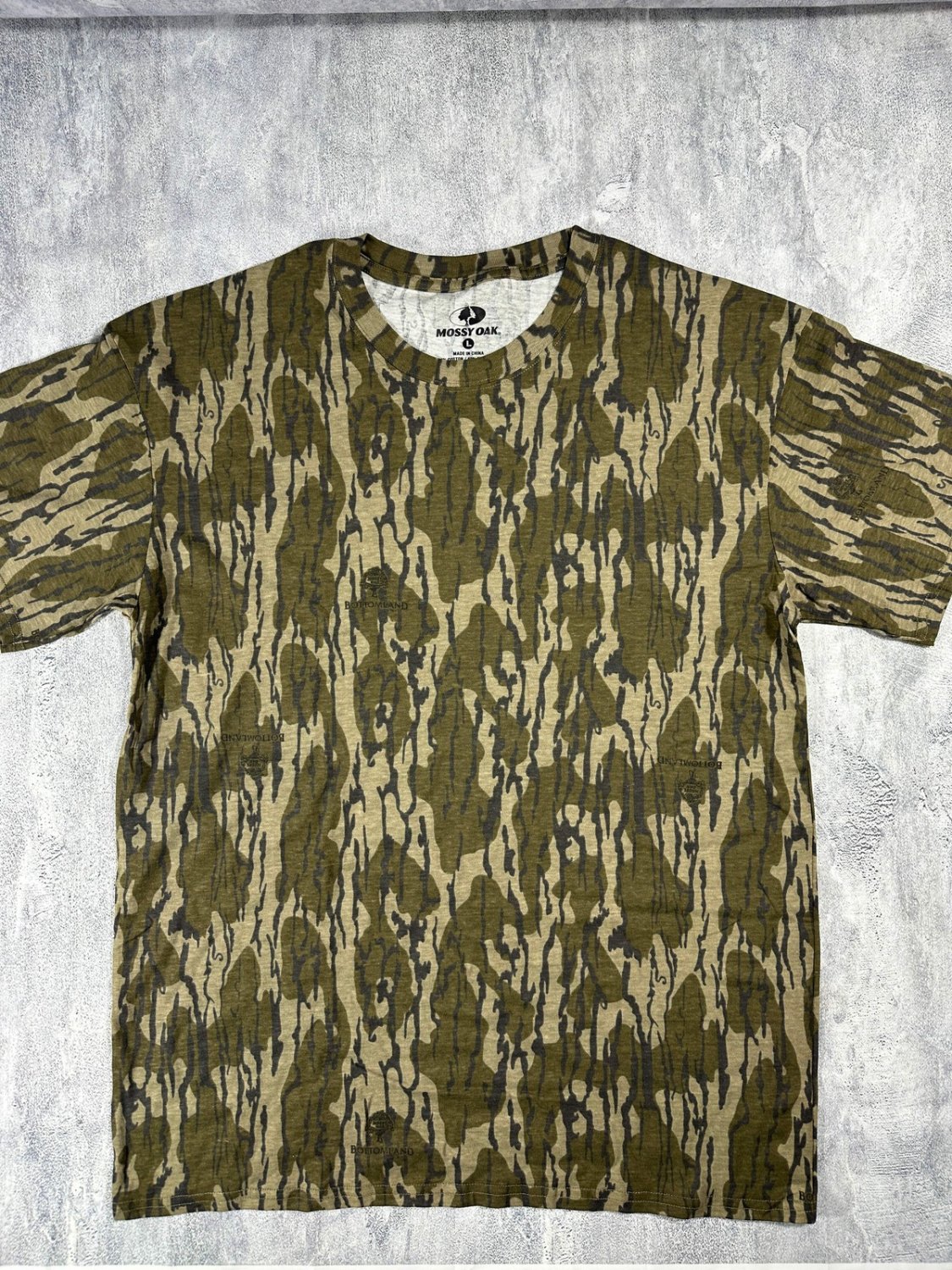 Mossy Oak Original Bottom Lands Camouflage Short Sleeve Shirt
