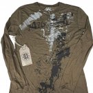 Brown Pollution Long Sleeve Shirt