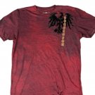 Pollution Blood Red with Velvet Eagle Shirt