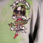 ED HARDY by Christian Audigier - Life And Glory Vtg Green Sweater ~NEW~L-2XL