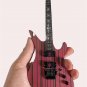 SYNYSTER GATES - Purple & Green Schecter 1:4 Scale Replica Guitar ~Axe Heaven~