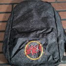 SLAYER -Sword Pentagram Logo Rocksax Backpack ~New~