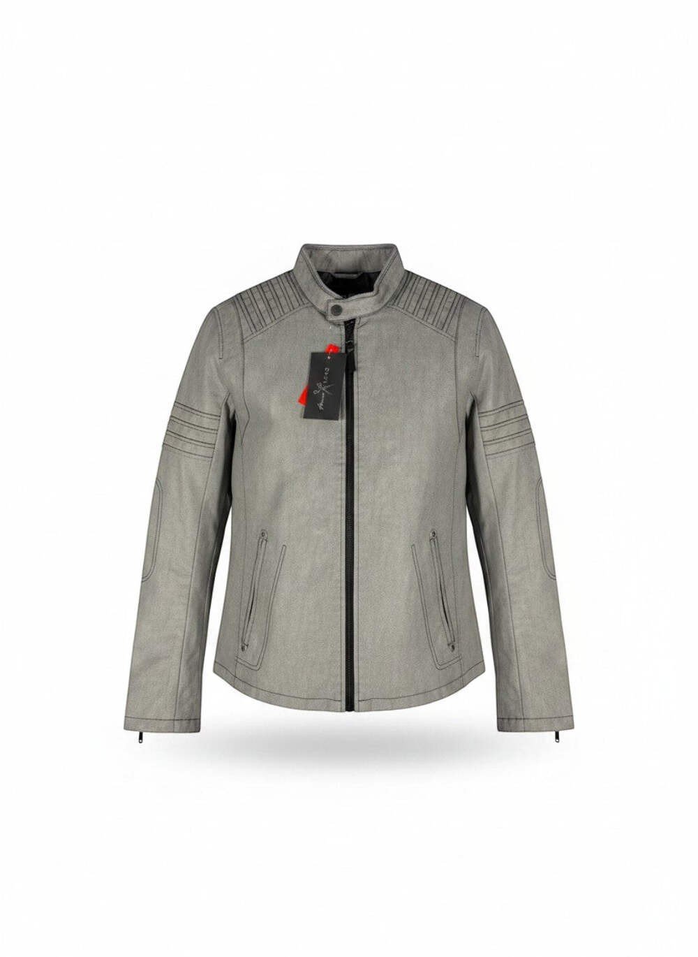 Marc Ecko Gray Leather Jacket