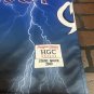 STATIC SHOCK Blue Lightning Headgear Classics Basketball Jersey ~Never Worn~ M