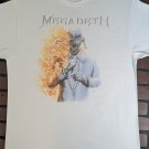 MEGADETH - New Album Cover White T-shirt ~Never Worn~ L XL 2XL