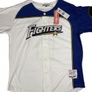 OHTANI -#11 Fighters White/Blue Headgear Classics Baseball Jersey ~New~S-7XL