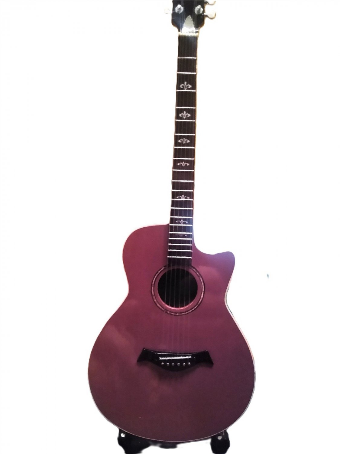 PRINCE Purple Stain Acoustic 1:4 Scale Replica Guitar ~Axe Heaven~