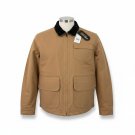 Levi's Tan Zipper Jacket with Corduroy Collar