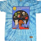 STEVEN RHODES - E is For Existential Dread Blue TD Gildan T-Shirt ~New~ S M L XL