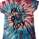 FALL OUT BOY - Tie-Dye Junior Girl's T-shirt ~Never Worn~ Jr M Jr L