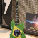 MAX CAVALERA (Sepultura) Brazilian Flag MC600 LTD 1:4 Scale Replica Guitar~New