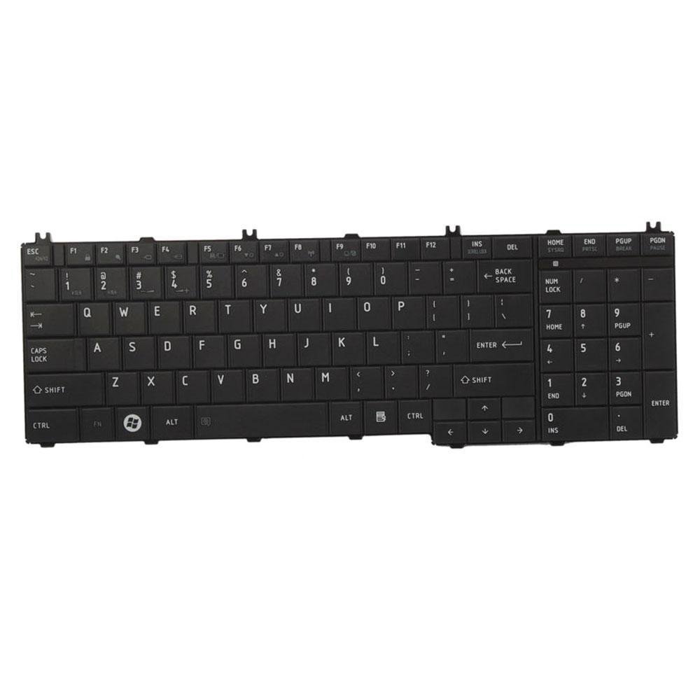 New Keyboard for Toshiba Satellite C655 L655 C655D L655D US Black