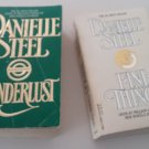 2(4)1 Daniell Steel: Fine Things and Wanderlust as lot. Free Shipping.
