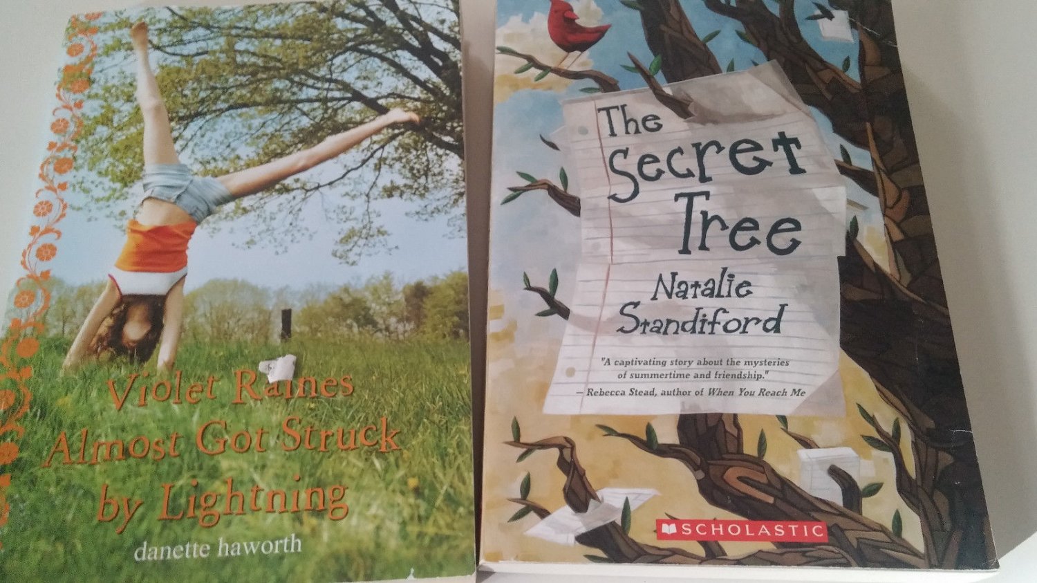2(4)1  Violet Raines Almost Got Struck By Lightning & The Secret Tree (Free Ship