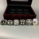 Free Shipping 1974 1975 1978 1979 2005 2008 Pittsburgh Steeler rings set su
