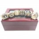 Free Shipping 1974 1975 1978 1979 2005 2008 Pittsburgh Steeler rings set su
