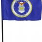 Air Force (Seal) - 4"X6" Stick Flag