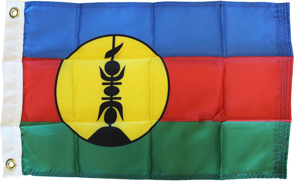 New Caledonia - 12"X18" Nylon Flag