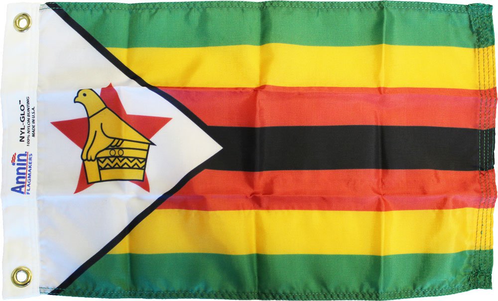 Zimbabwe - 12"X18" Nylon Flag