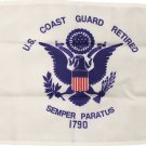 Coast Guard (Retired) - 12"X18" Nylon Flag