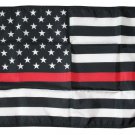 Thin Red Line - 12"X18" Nylon Flag